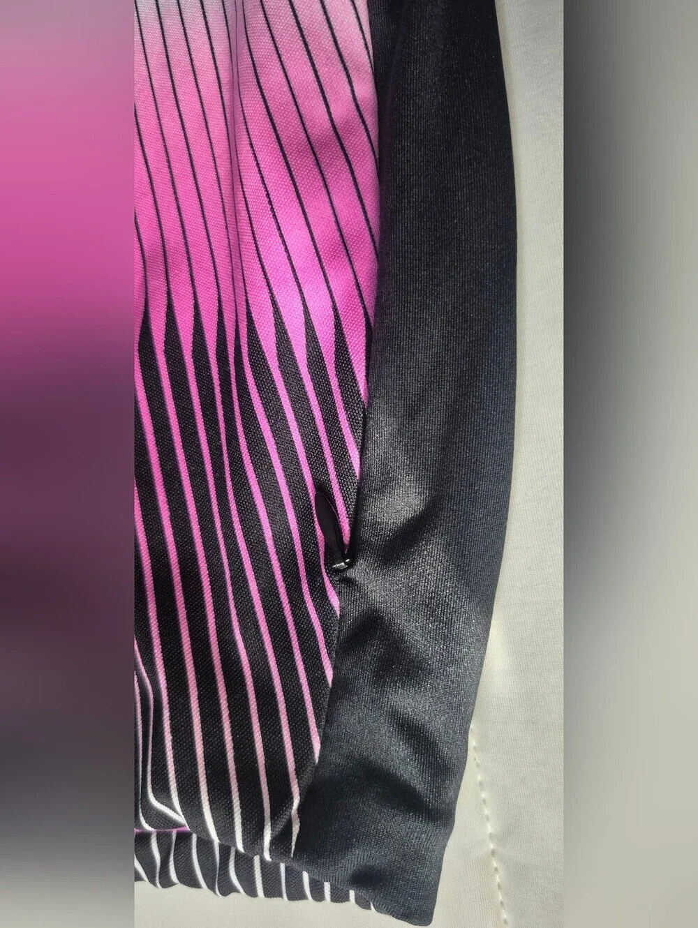 Tail Black, White & Pink Striped Mini Skirt